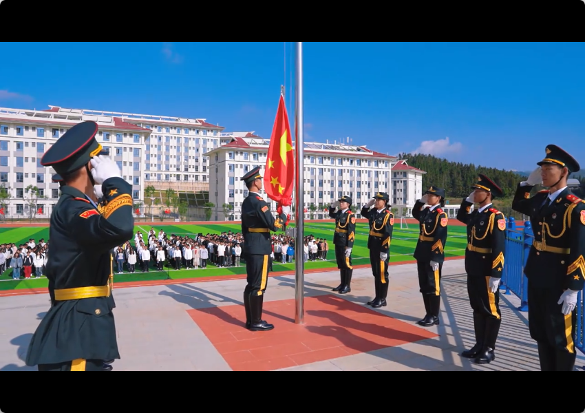 Ky开元集团举行周一升旗仪式